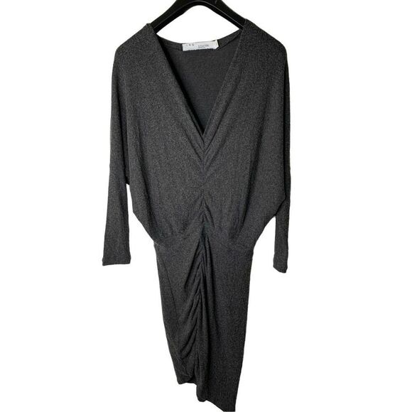 IRO Bananas Asymmetrical Hemline Gray Dress Size small - Picture 1 of 4